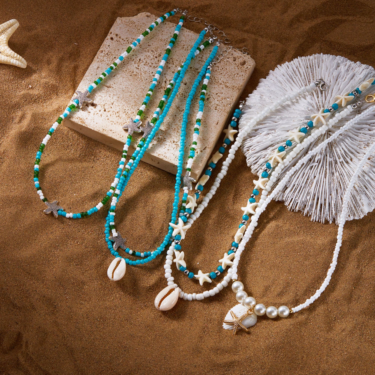 Wholesale Bohemian Beach Holiday Necklace