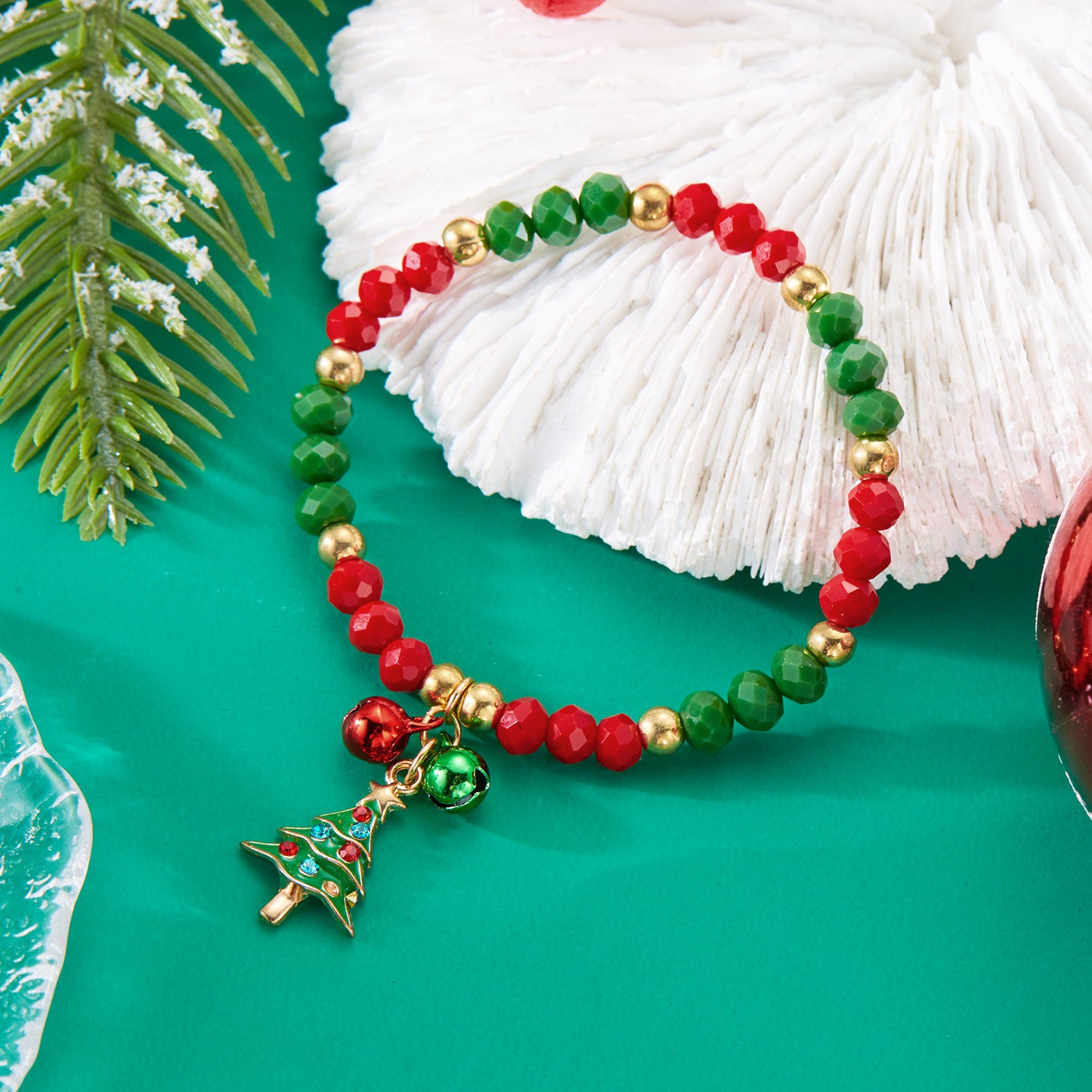 Wholesale Christmas Santa Bell Bracelet