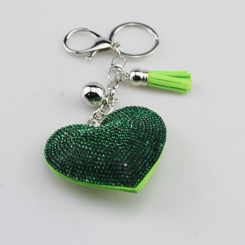 Wholesale Rhinestone Colorful Heart Keychain ACC-KC-TMS005