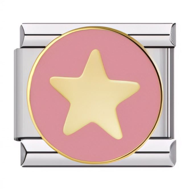 Wholesale Italian Charm Bracelet 9mm DIY Splicing Colorful Star Eyes Stainless Steel Composable Bracelet