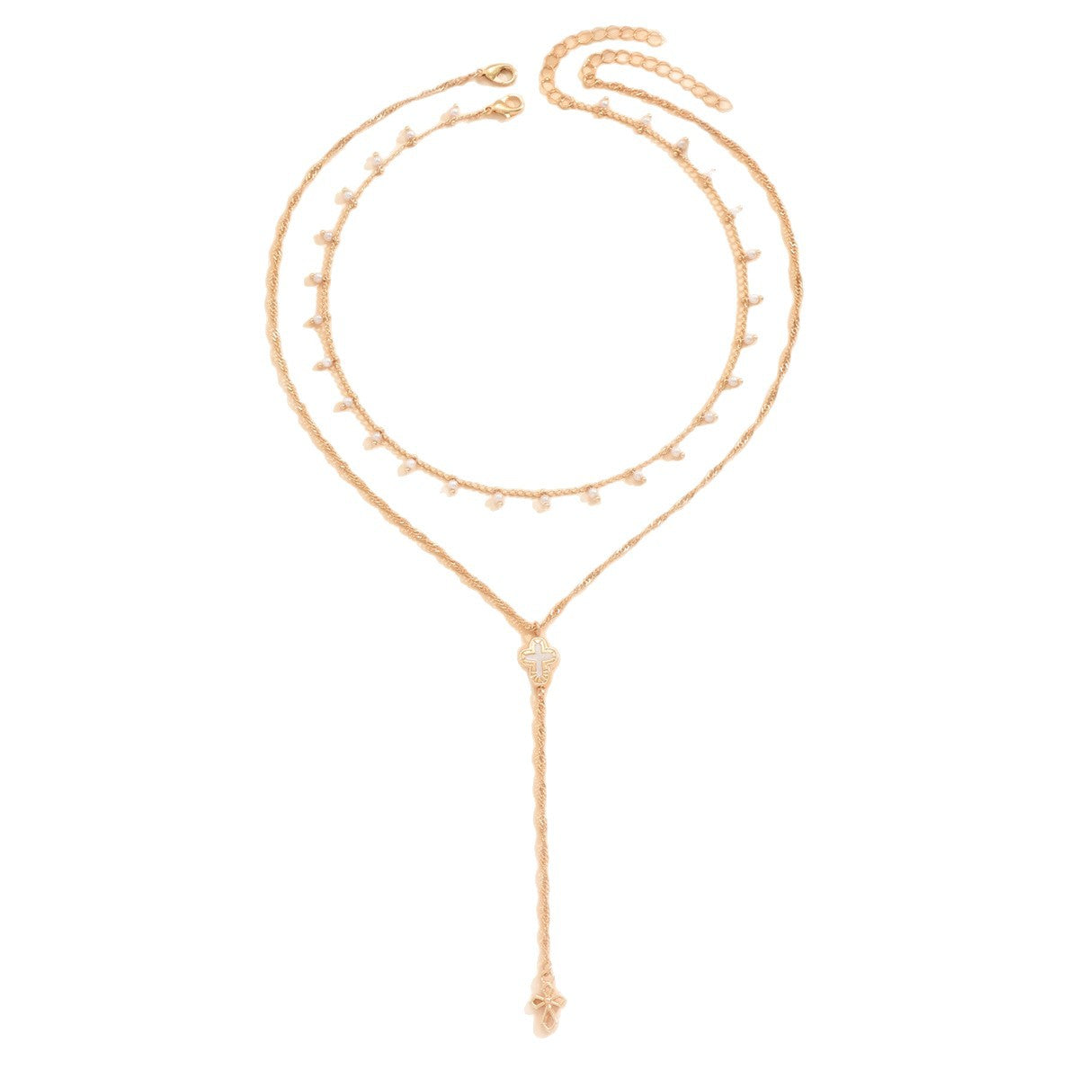 Wholesale hollow cross pendant necklace