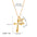 Wholesale  Stainless Steel 18K Gold Diamond Cross Necklace