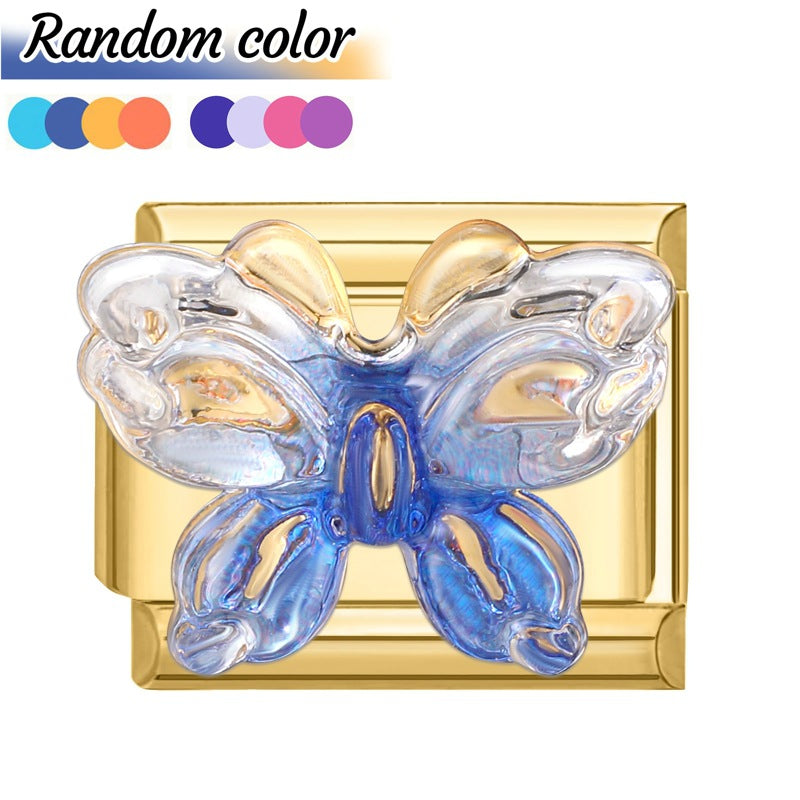 Wholesale Italian Charm Bracelet 9mm DIY Splicing Cute Creative Stainless Steel Composable Bracelet