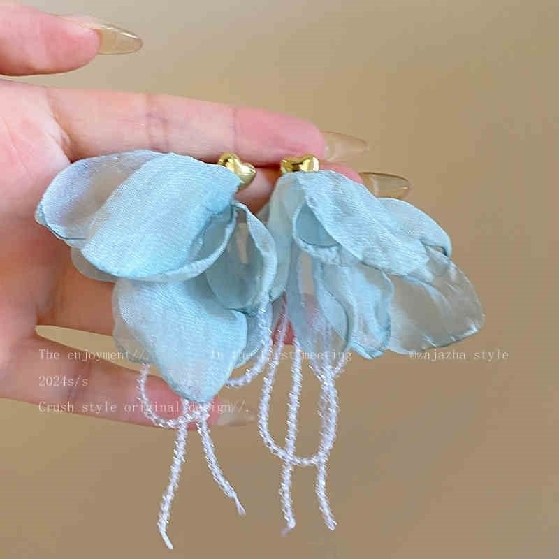 Wholesale Color Flower Earrings