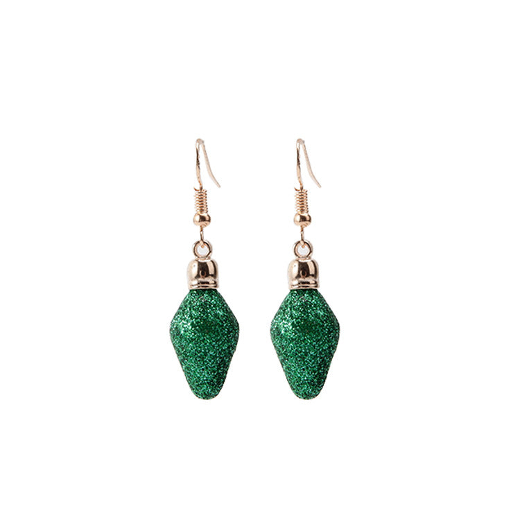 Wholesale Christmas Alloy Oil Drop Christmas Tree Snowflake Earrings ACC-ES-Bingl005