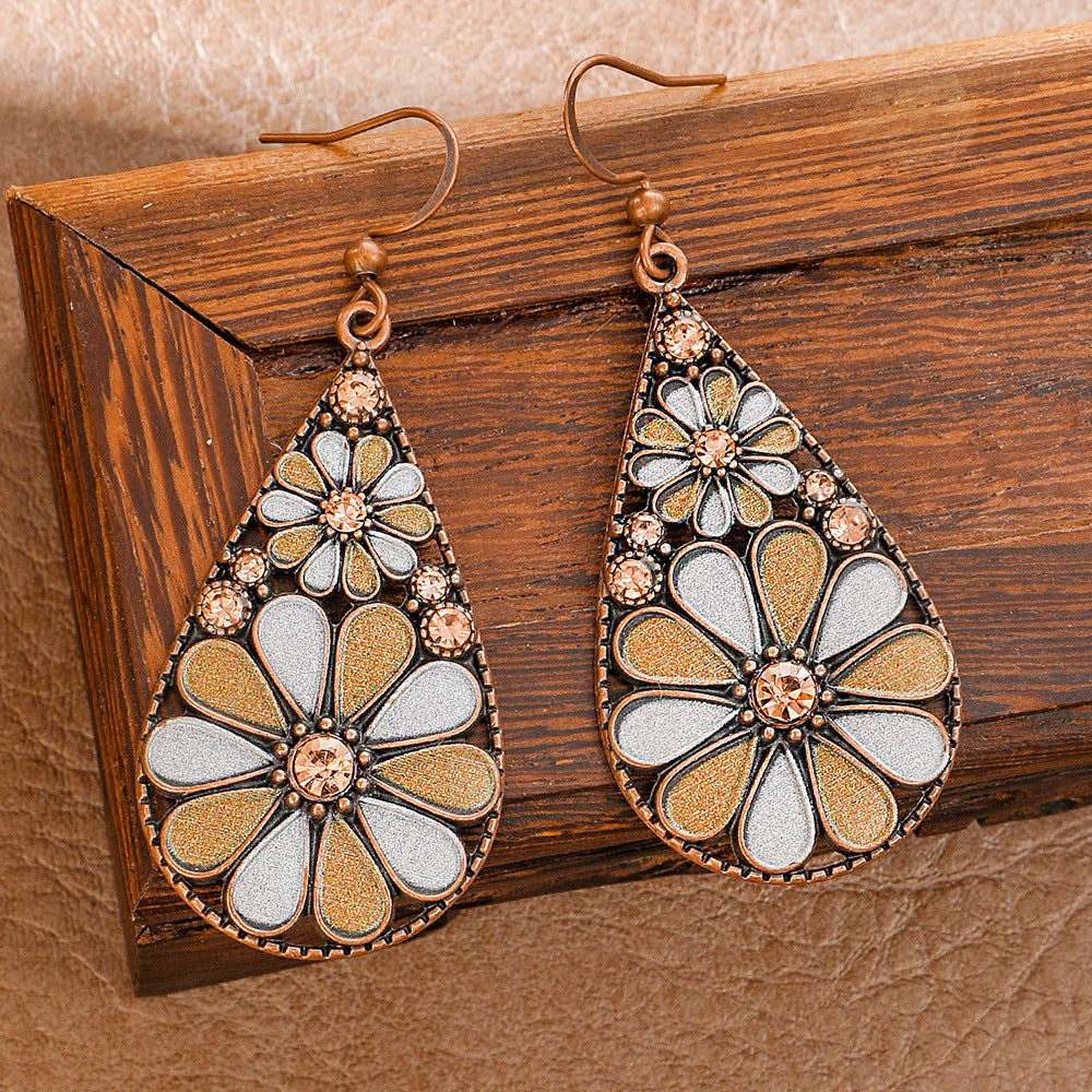 Wholesale Zinc Alloy Maillard Style Earrings Set