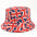 Wholesale  British flag printed double-sided fisherman hat sunshade hat bucket hat