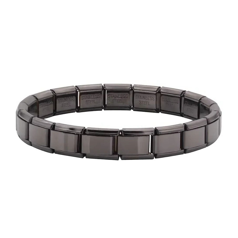 Wholesale Italian Charm Bracelet 9mm DIY Single Section Creative Stainless Steel Composable Bracelet