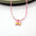 Wholesale Color Beaded Necklace Cartoon Cute Butterfly Love Clavicle Chain