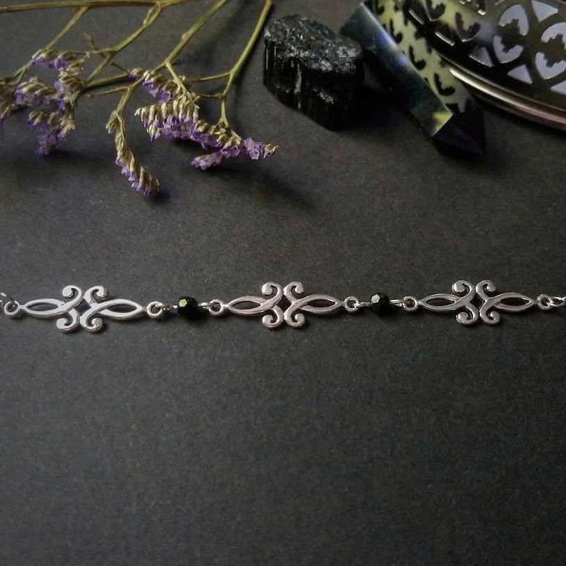 Wholesale  Gothic Dark Style Crystal Necklace