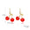 Wholesale  fruit cherry earrings