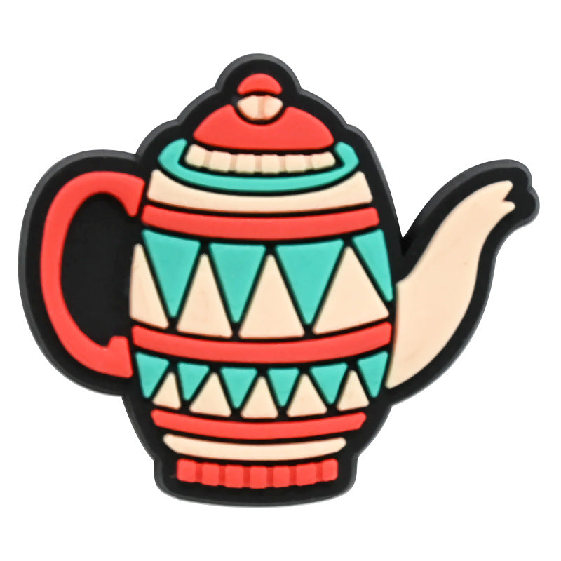 Wholesale Random 100pcs Cartoon PVC Soft Rubber Shoe Buckle Decoration ACC-SC-RYY070