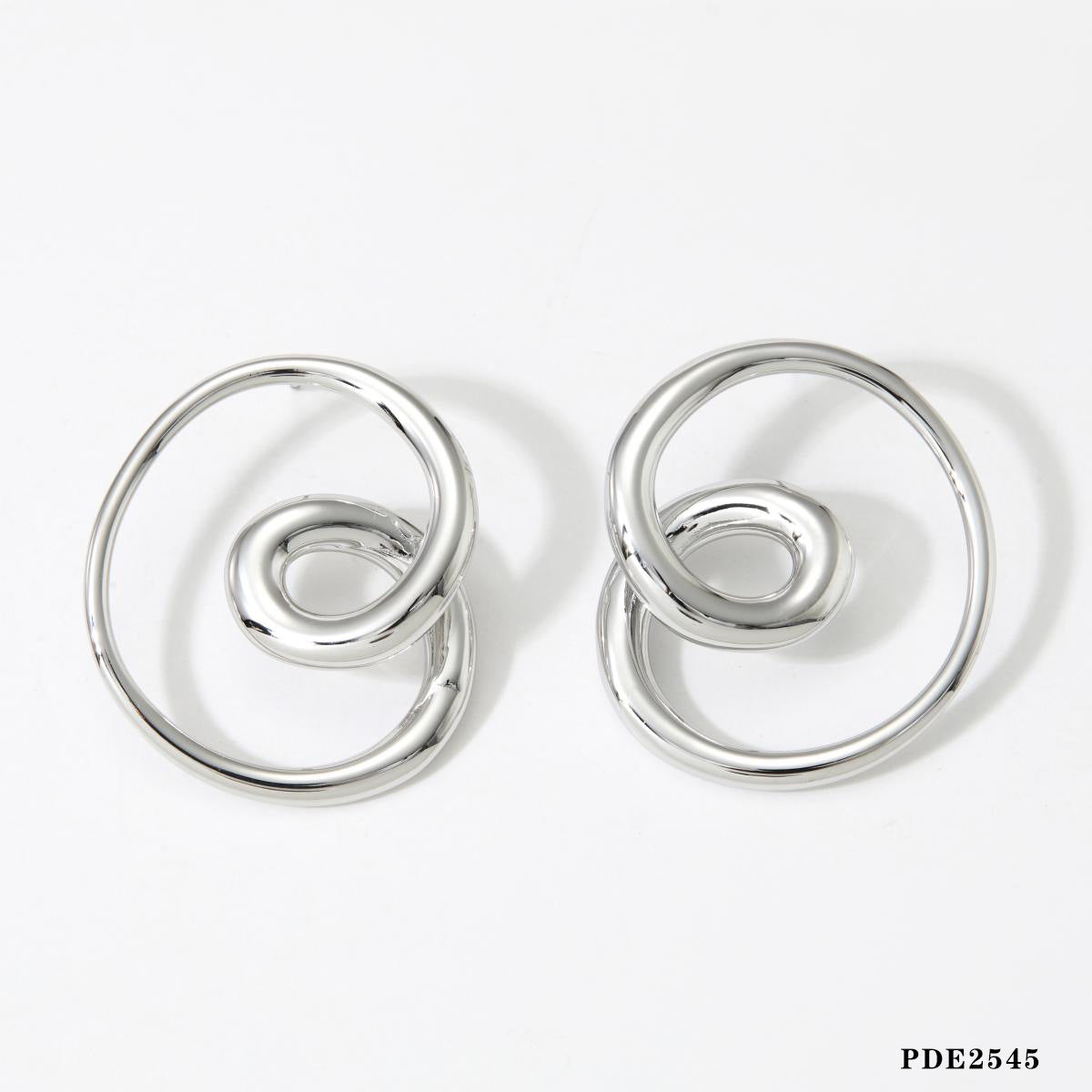 Wholesale  Stainless Steel New Hot Geometric Earrings  Light Luxury Jewelry