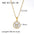 Wholesale stainless steel 18K gold plated twelve zodiac necklace