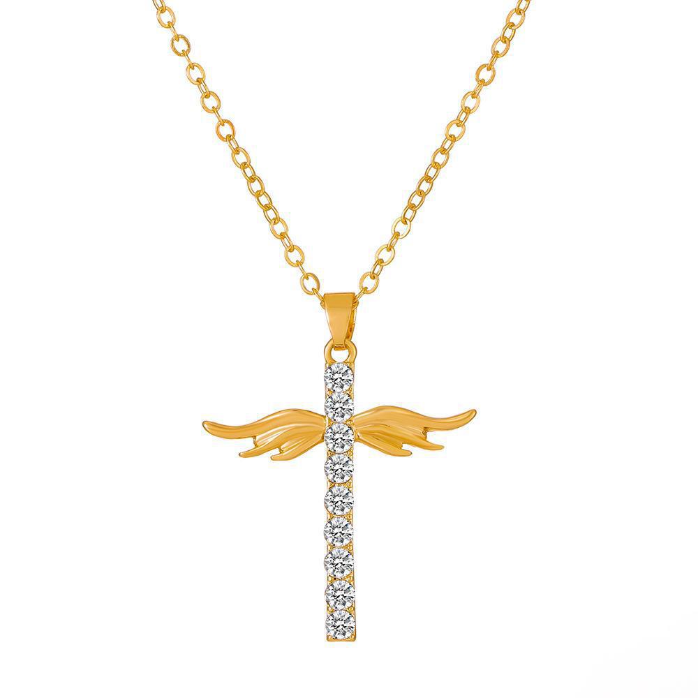 Wholesale  diamond cross necklace