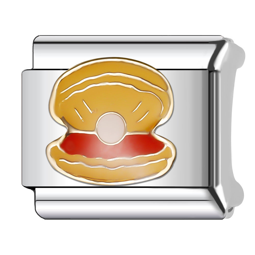 Wholesale Italian Charm Bracelet 9mm DIY Splicing Animal Style Stainless Steel Composable Bracelet