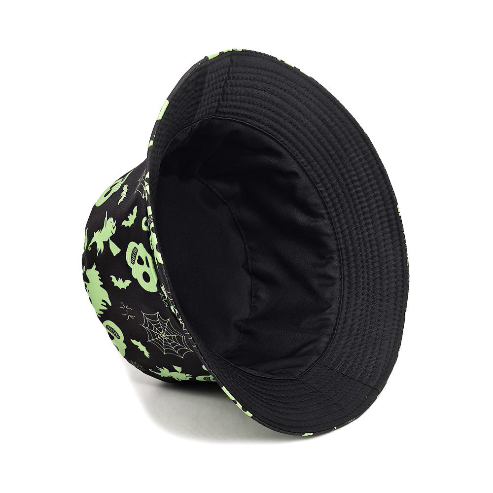 Wholesale  Skull Basin Double sided Bucket Hat