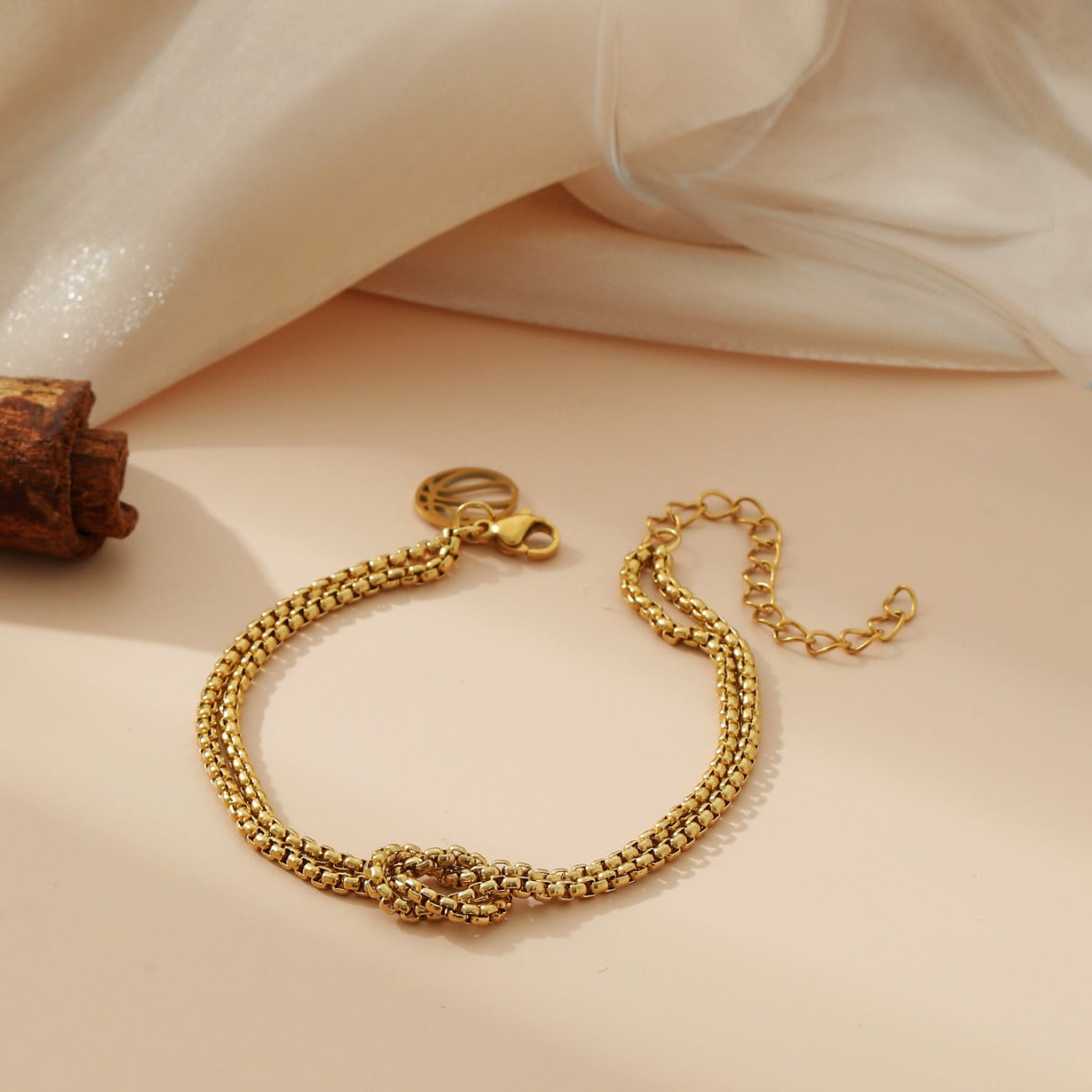 Wholesale stainless steel basketball tag golden double double bracelet