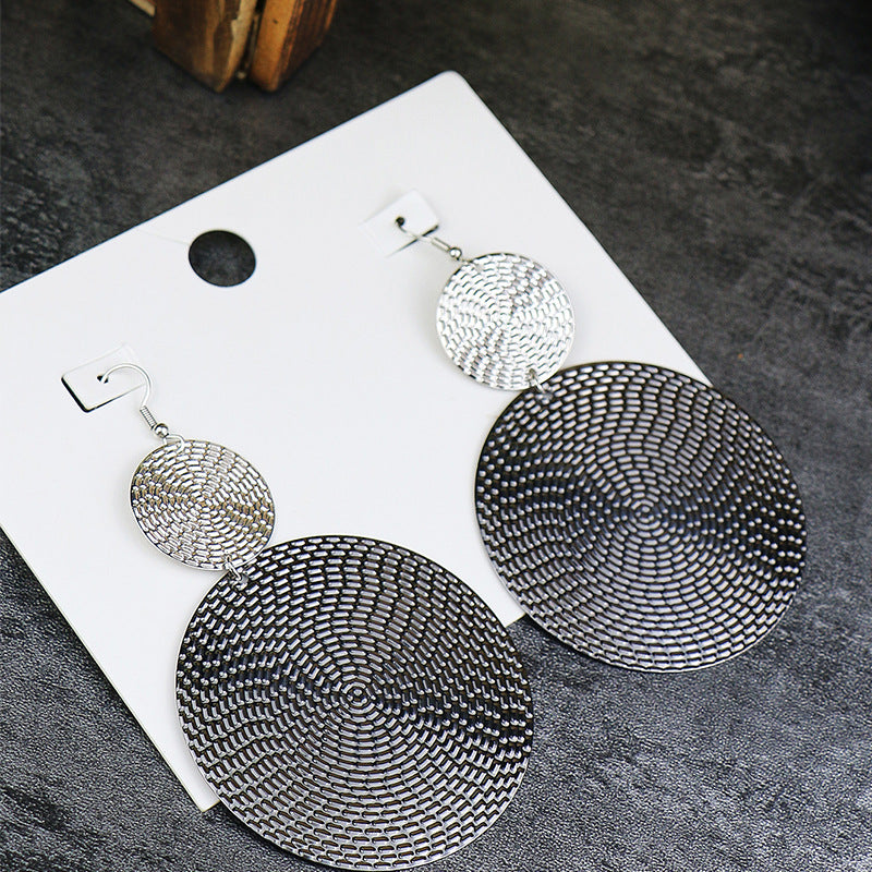 Wholesale Retro Round Circle Earrings,  European Style