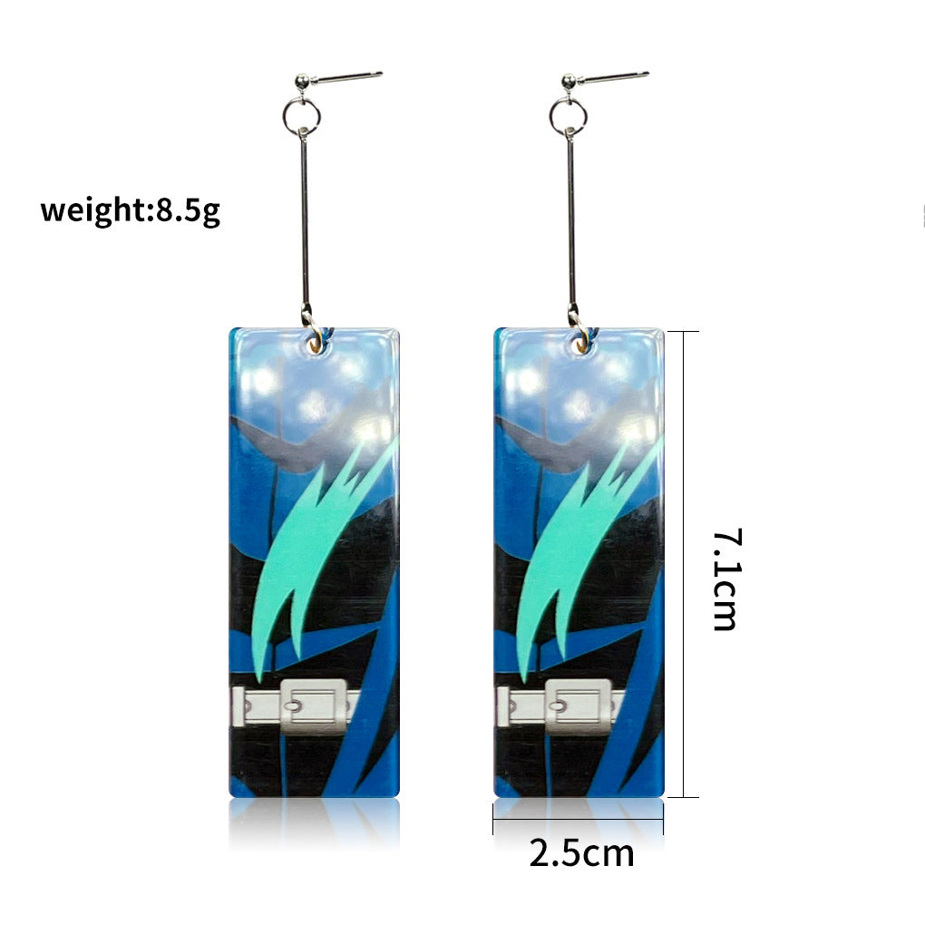 Wholesale Cartoon Anime Butterfly Acrylic Earrings ACC-ES-Jiay011