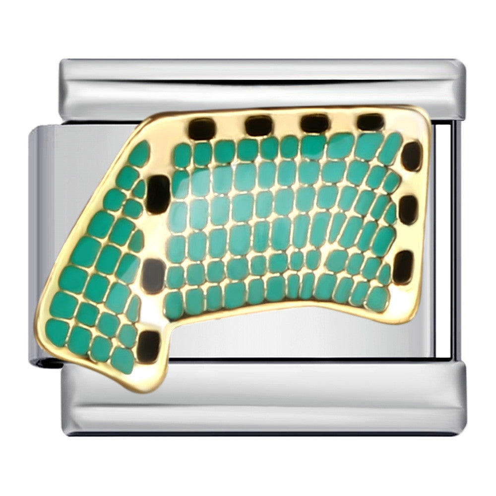 Wholesale Italian Charm Bracelet 9mm DIY Splicing Removable Sports Series Italian Stainless Steel Composable Bracelet