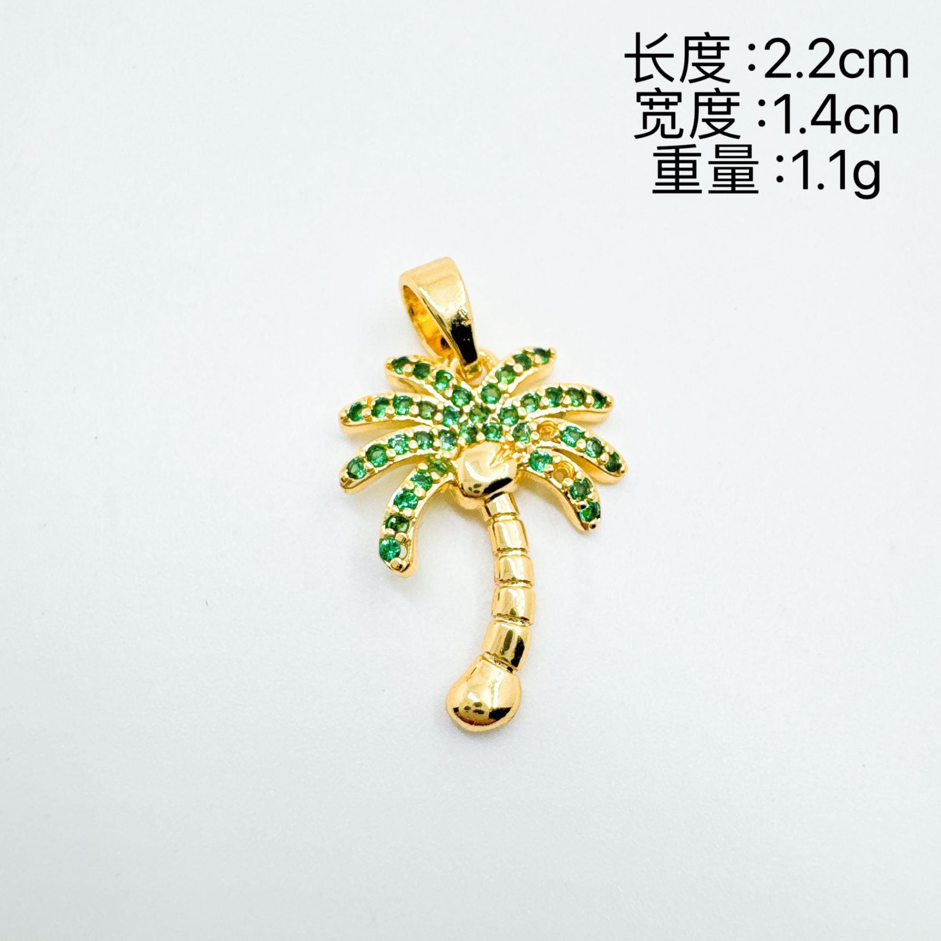 Wholesale Trendy Sweet-Cool Style Rose Flower Pendant Necklace Gold Plated Copper with CZ Jewelry Accessory
