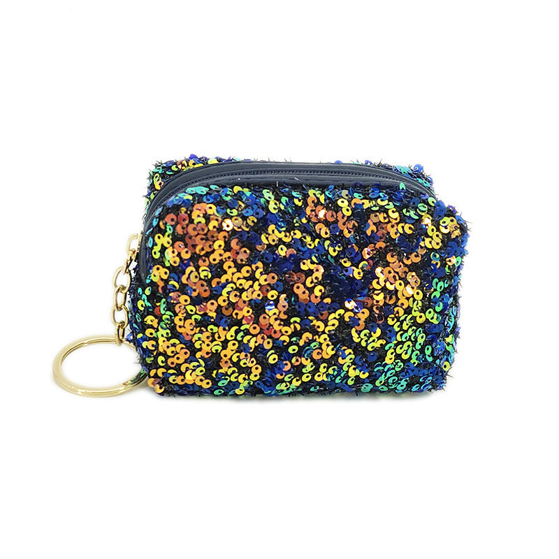 Wholesale Mini Sequin Coin Purse Keychain Keychain Wallet ACC-KC-YouMei002