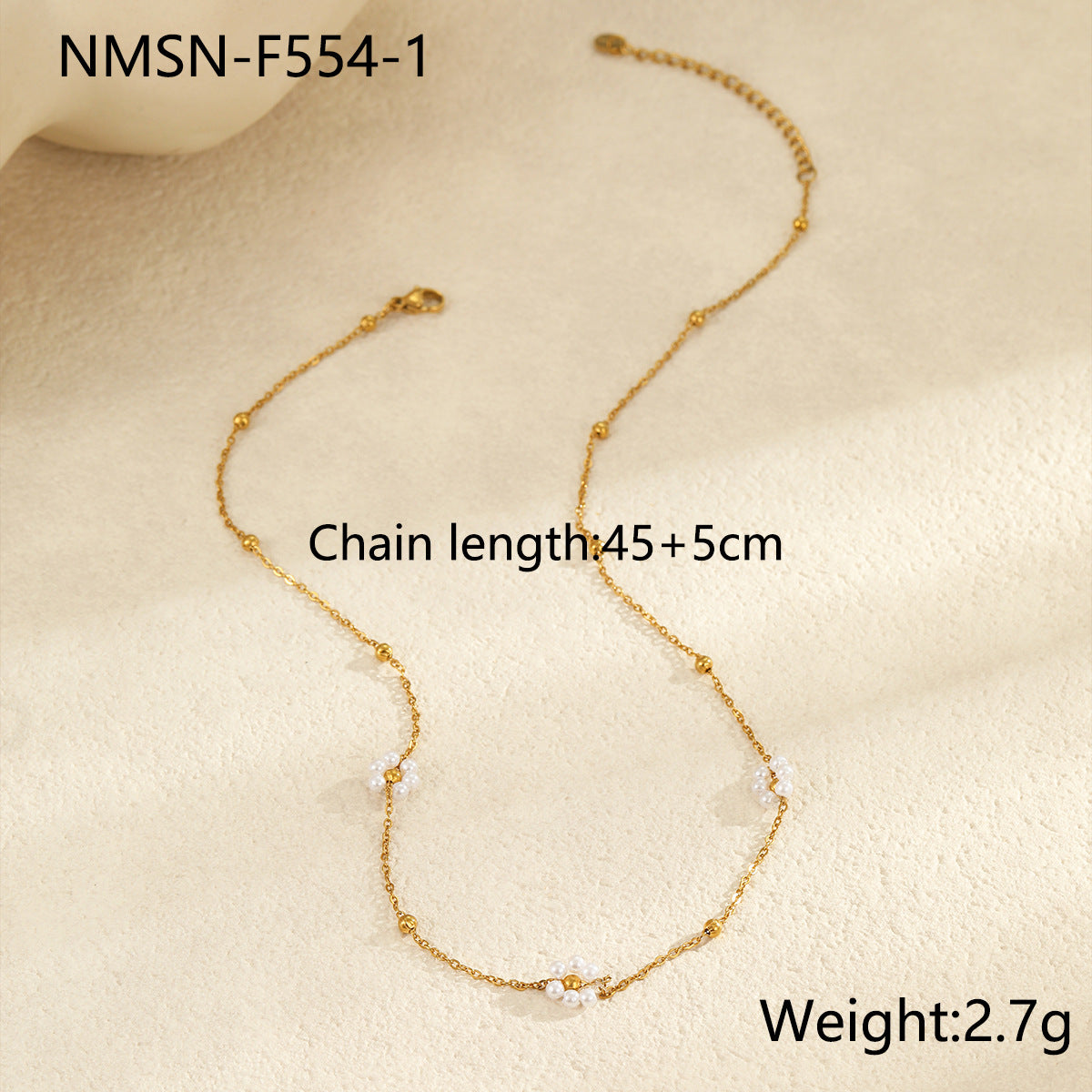 Wholesale Stainless Steel Necklace Pearl Pendant Necklaces