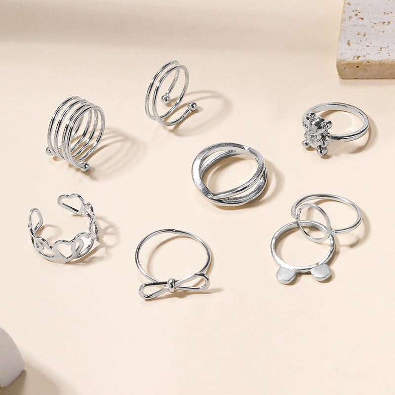 Wholesale Exaggerated  Jewelry Personalized Alloy Bear Ring