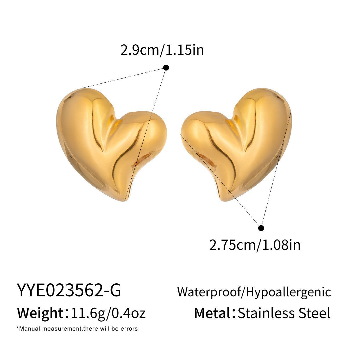 Wholesale Trendy 18K Gold Plated Stainless Steel Floral Earrings Set for Women Boutique Resale Jewelry Accessory