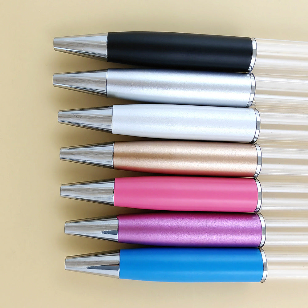 Stylo perlé en gros stylos à styles en métal vide