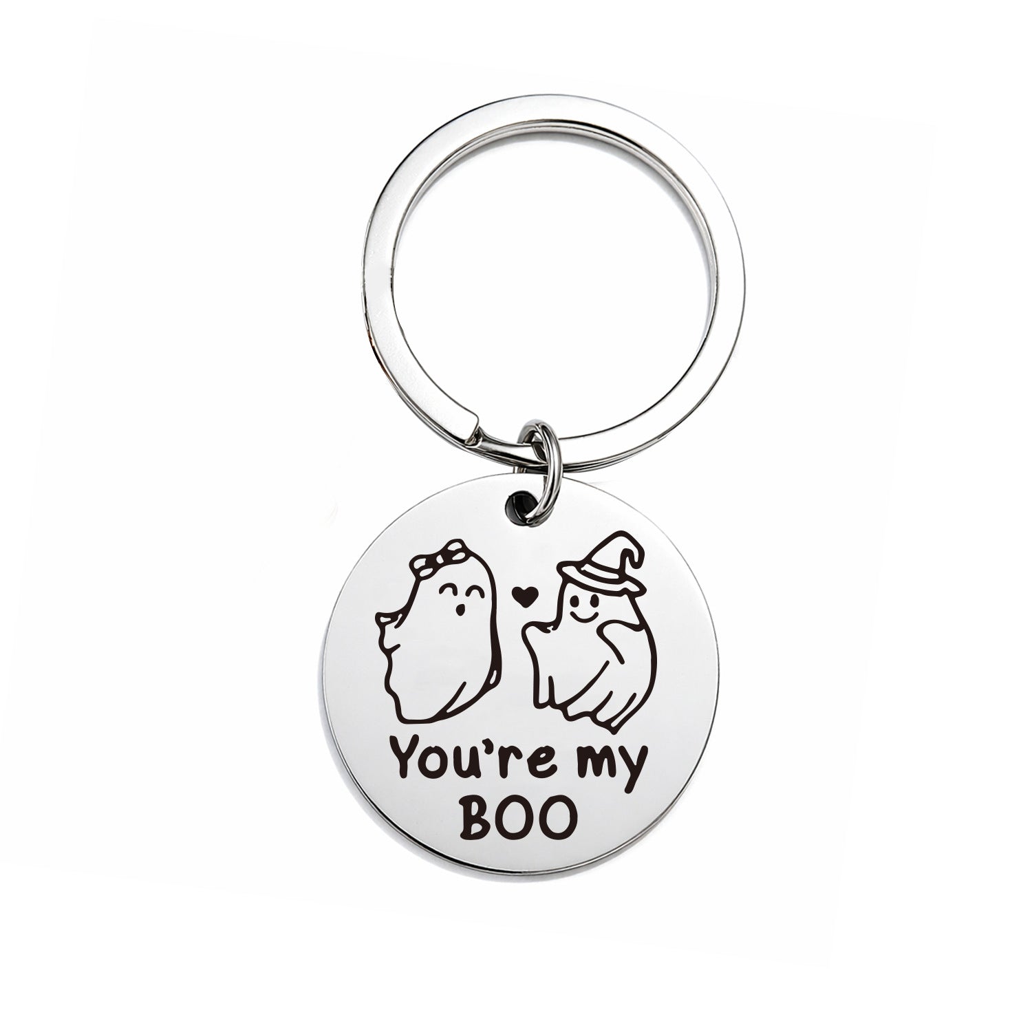 Wholesale Stainless Steel Keychain with Laser Engraving and UV Printing,  Customizable Car Key Accessory for