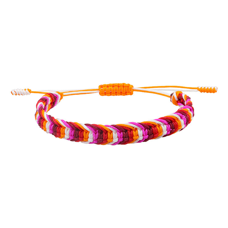 Wholesale Bohemian Style Colorful Woven Bracelets