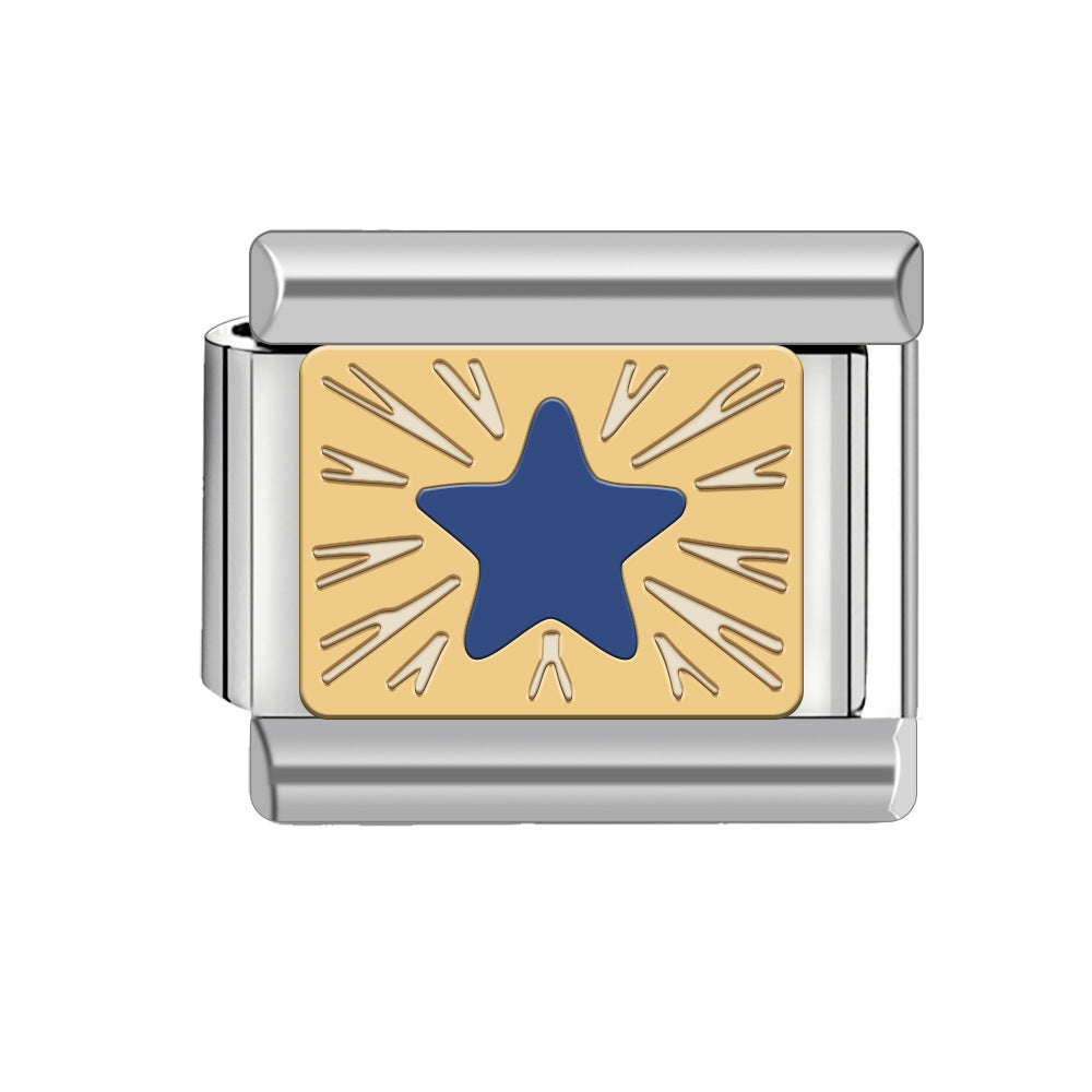 Wholesale Italian Charm Bracelet 9mm DIY Splicing Cute Creative Stainless Steel Composable Bracelet