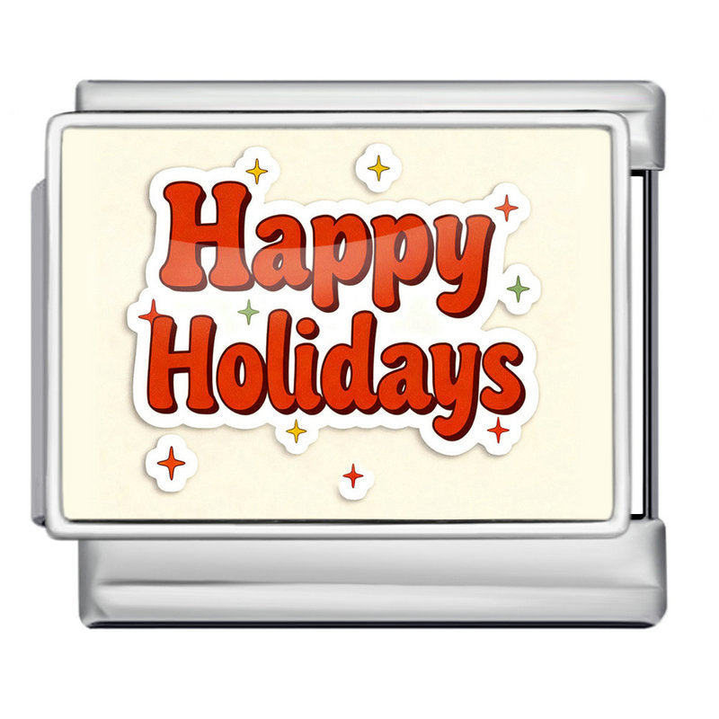 Wholesale  Italian Charm Bracelet 9mm DIY Christmas Series Picture Creative Stainless Steel Composable Bracelet