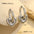 Wholesale Heart Earrings Stainless Steel Plated 18K Gold Earrings