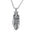 Wholesale personality hip-hop stainless steel necklace men's retro box pendant jewelry