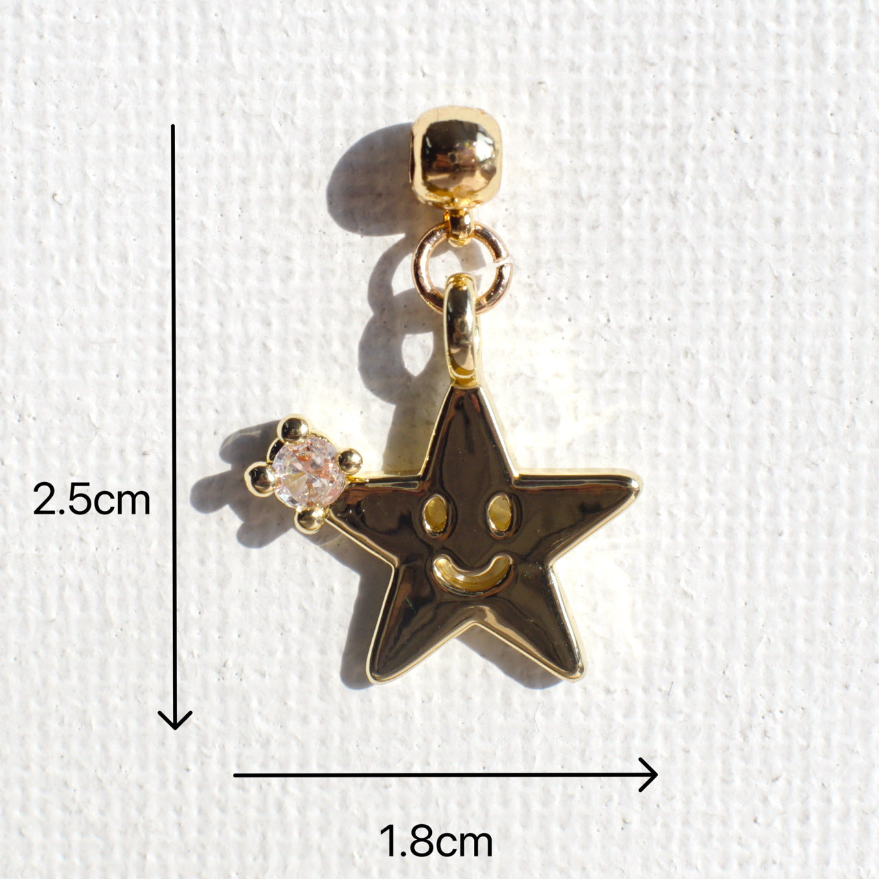 Wholesale 5pcs/pack Copper Necklace with Zircon-Set Sun Star and Heart Pendants