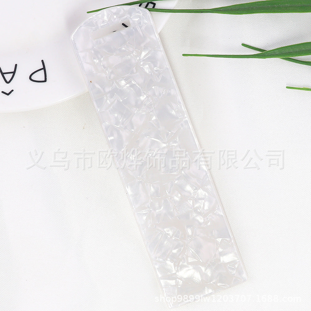 Wholesale 10PCS DIY Textured Acrylic Bookmarks