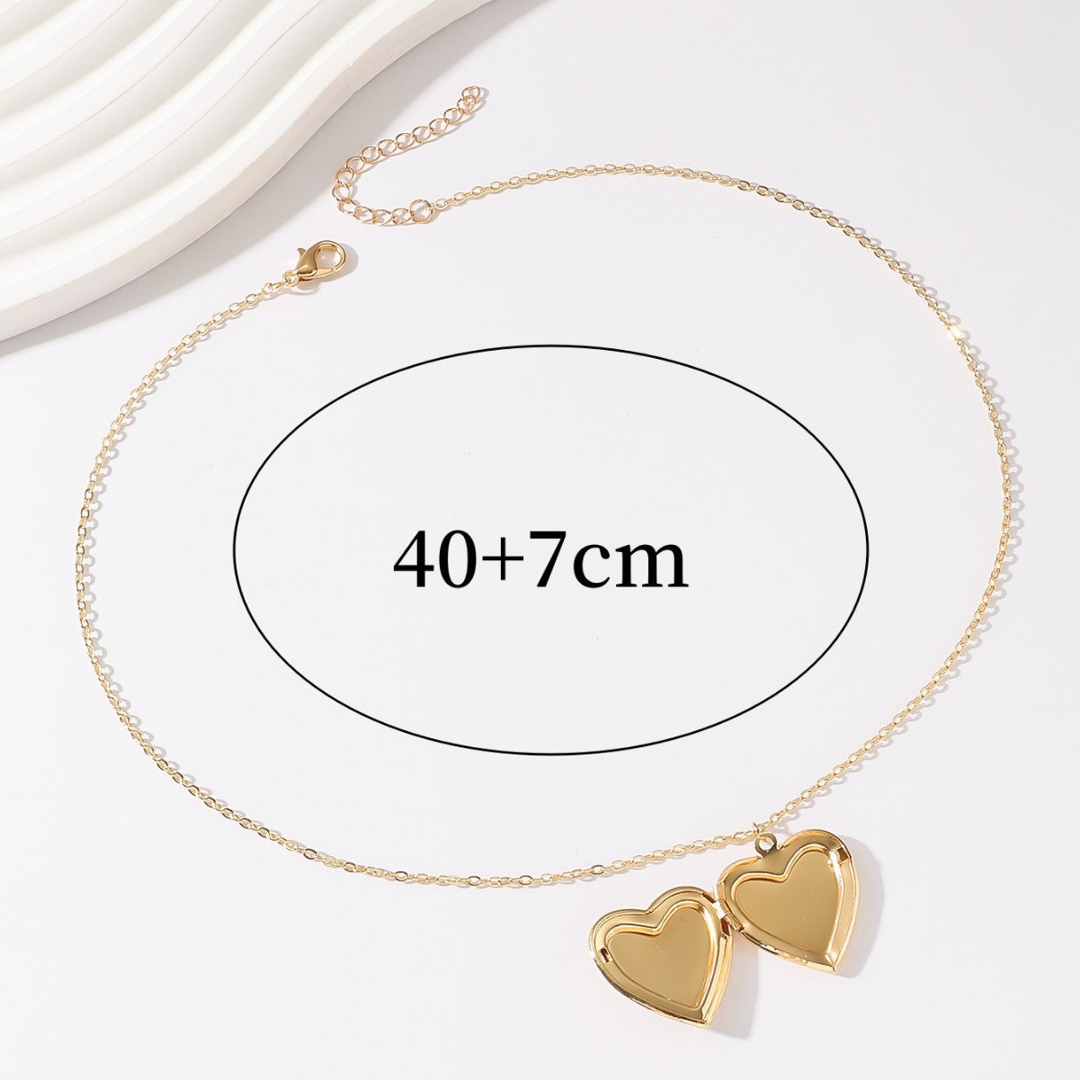 Großhandel Blumenherz Halskette