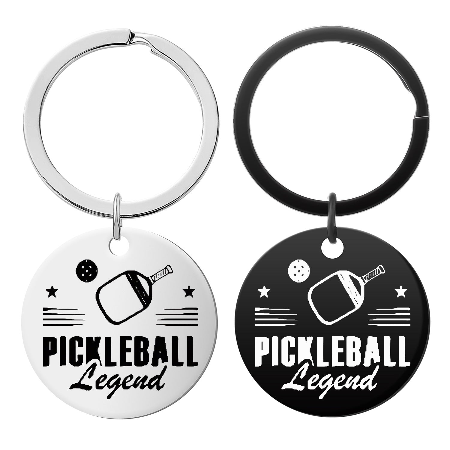 Wholesale PLCK LEBALL sports creative stainless steel keychain