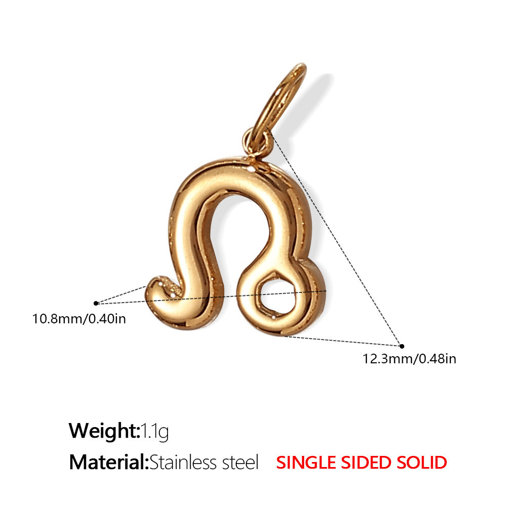 Wholesale  Twelve Contions Stainless Steel  Charms