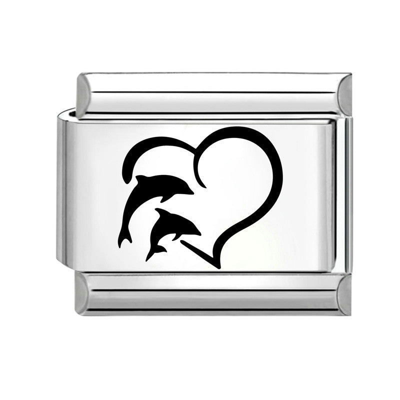 Wholesale Creative DIY Modular Bracelet with Animal and Heart Motifs Fashion Accessory Gift