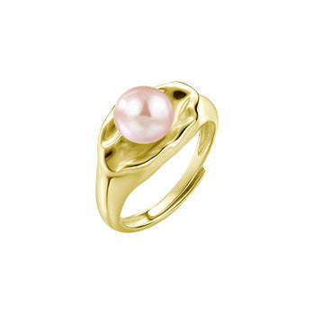 Wholesale S925 Sterling Silver Pearl Ring  Open Personality Rings