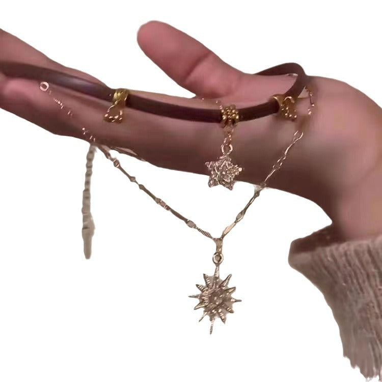 Wholesale Beaded Clavicle Chain Stacking Choker Sweater Chain Long Necklace ACC-NE-Ziyou007