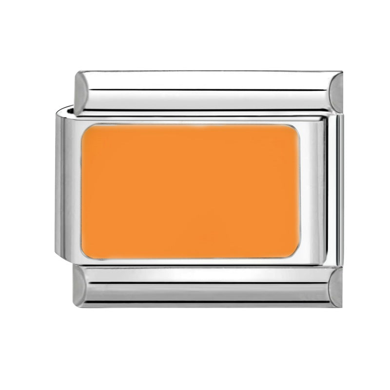 Wholesale Italian Charm Bracelet 9mm DIY Splicing Creative Pattern Titanium Steel Composable Bracelet