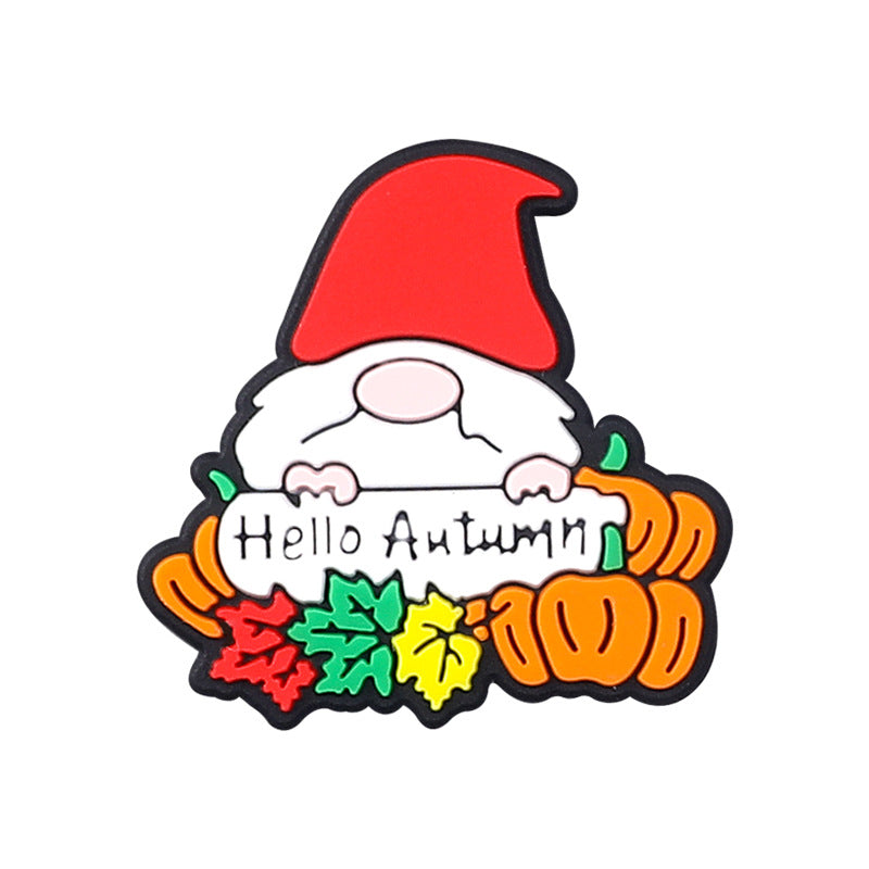 Wholesale 20pcs Cartoon Scarecrow Silicone Beads Focal Beads DIY Beaded Pen Accessories ACC-BDS-RongFa015