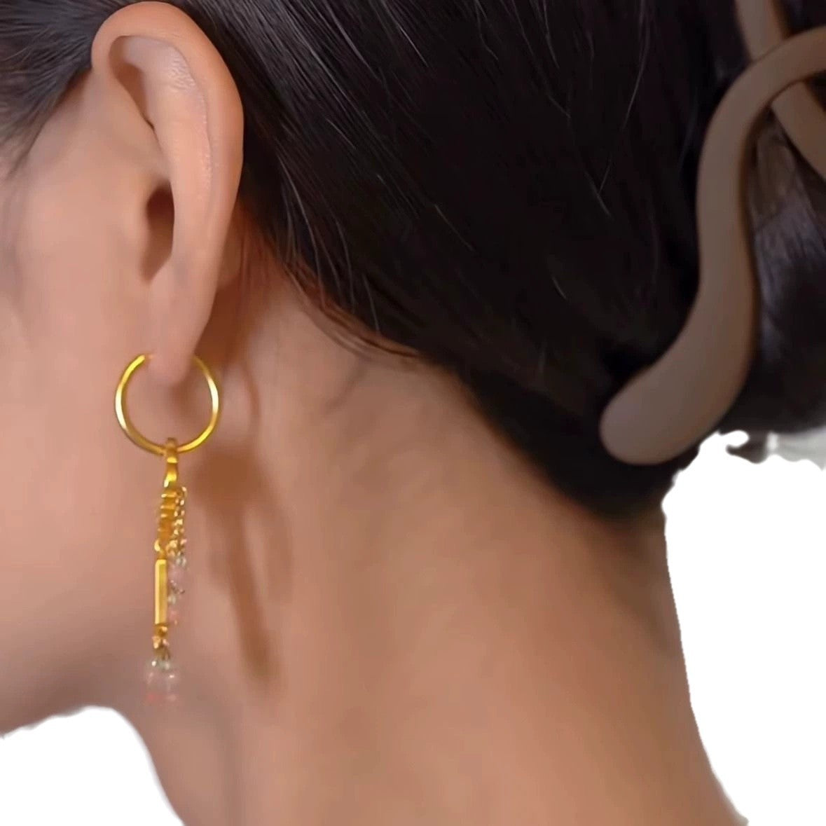 Wholesale  Retro Court Style Light Luxury Exquisite Ear Buckle Earrings