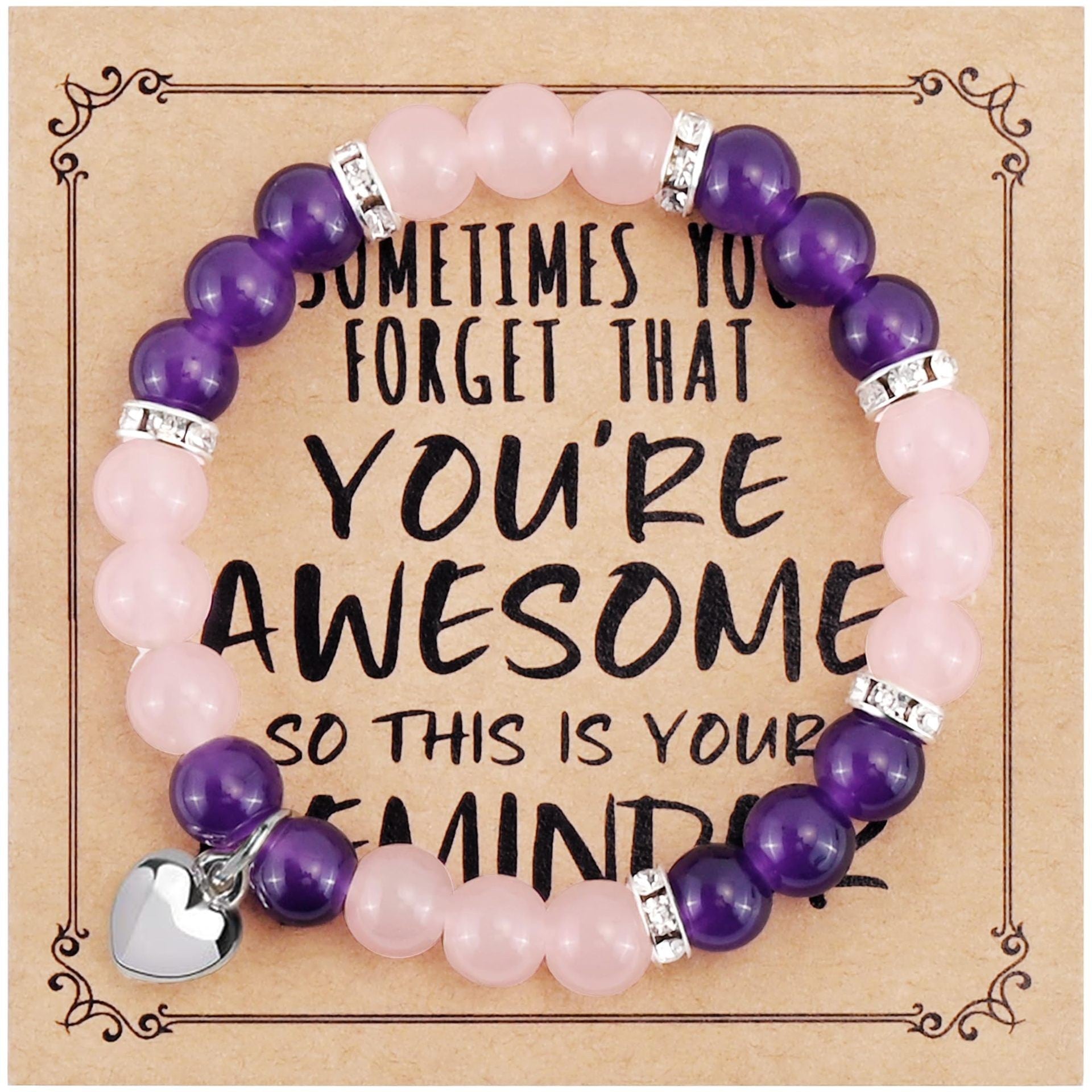 Wholesale 8mm Natural Stone Powder Zebra Tiger Eye Stone Bracelet