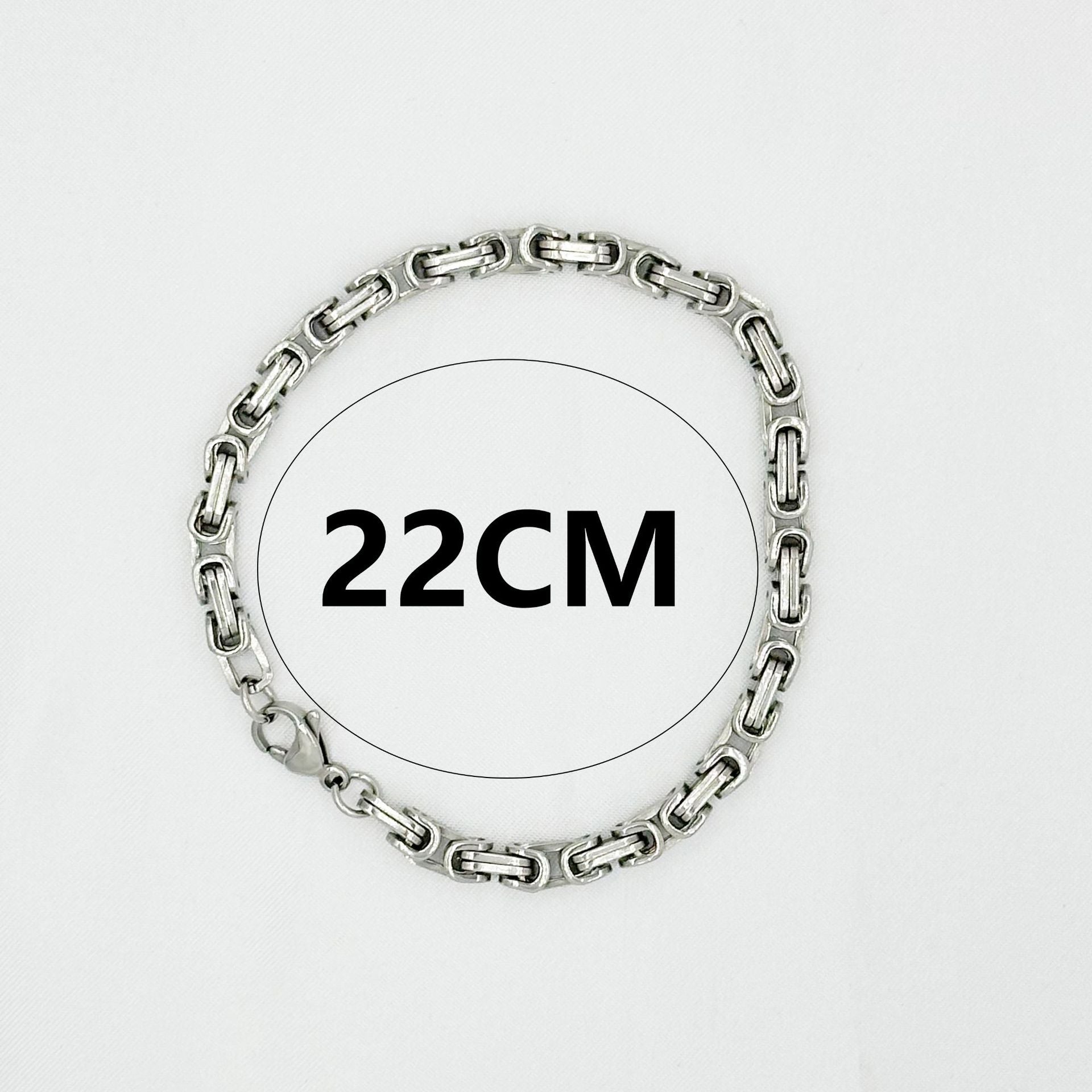 Wholesale Titanium Steel Bracelets Emperor Chain Men's Dragon Bone Hip Hop Silver Bracelet ACC-BT-Yima008